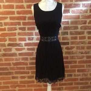 Xhilaration mini dress with lace panel details.